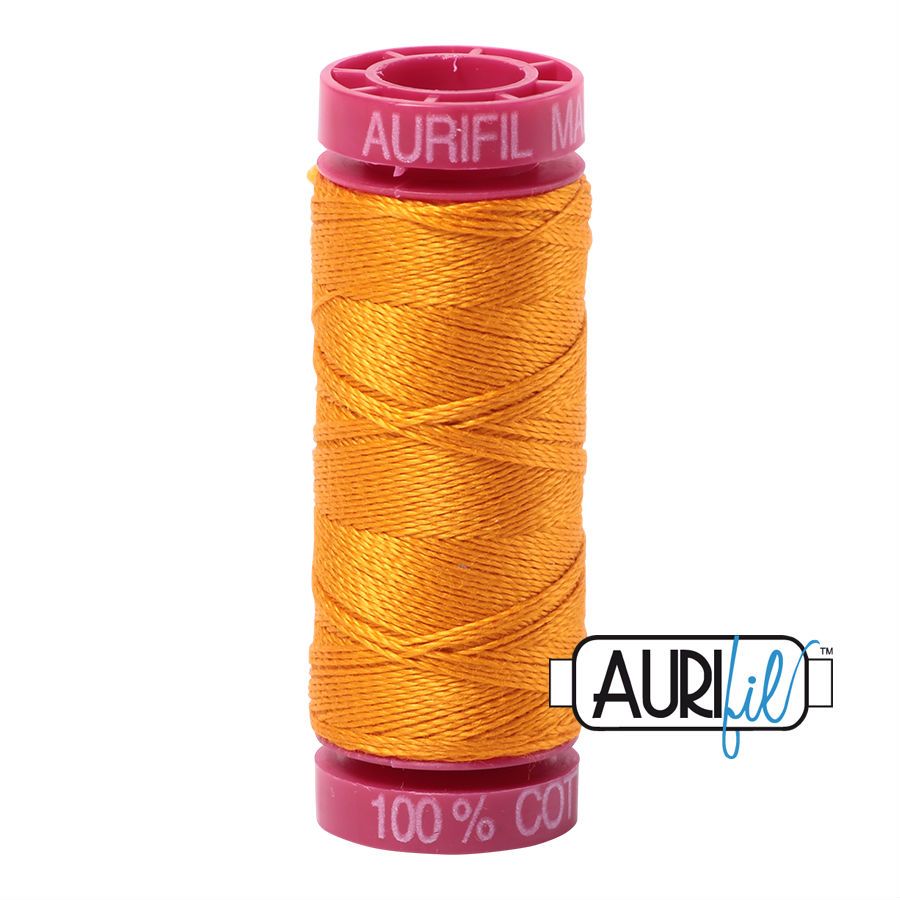 Aurifil Cotton 12wt - 2145 Yellow Orange - 50 metres