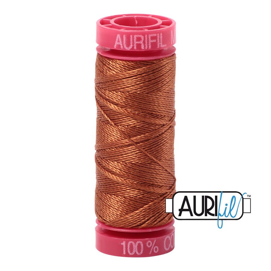 Aurifil Cotton 12wt, 2155 Cinnamon