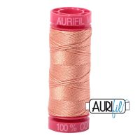 Aurifil Cotton 12wt - 2215 Peach - 50 metres *CURRENTLY OUT OF STOCK*
