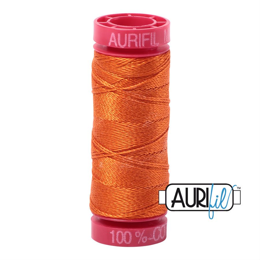 Aurifil Cotton 12wt, 2235 Orange