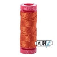 Aurifil Cotton 12wt - 2240 Rusty Orange - 50 metres