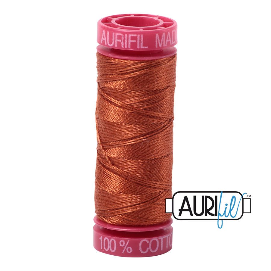Aurifil Cotton 12wt - 2390 Cinnamon Toast - 50 metres