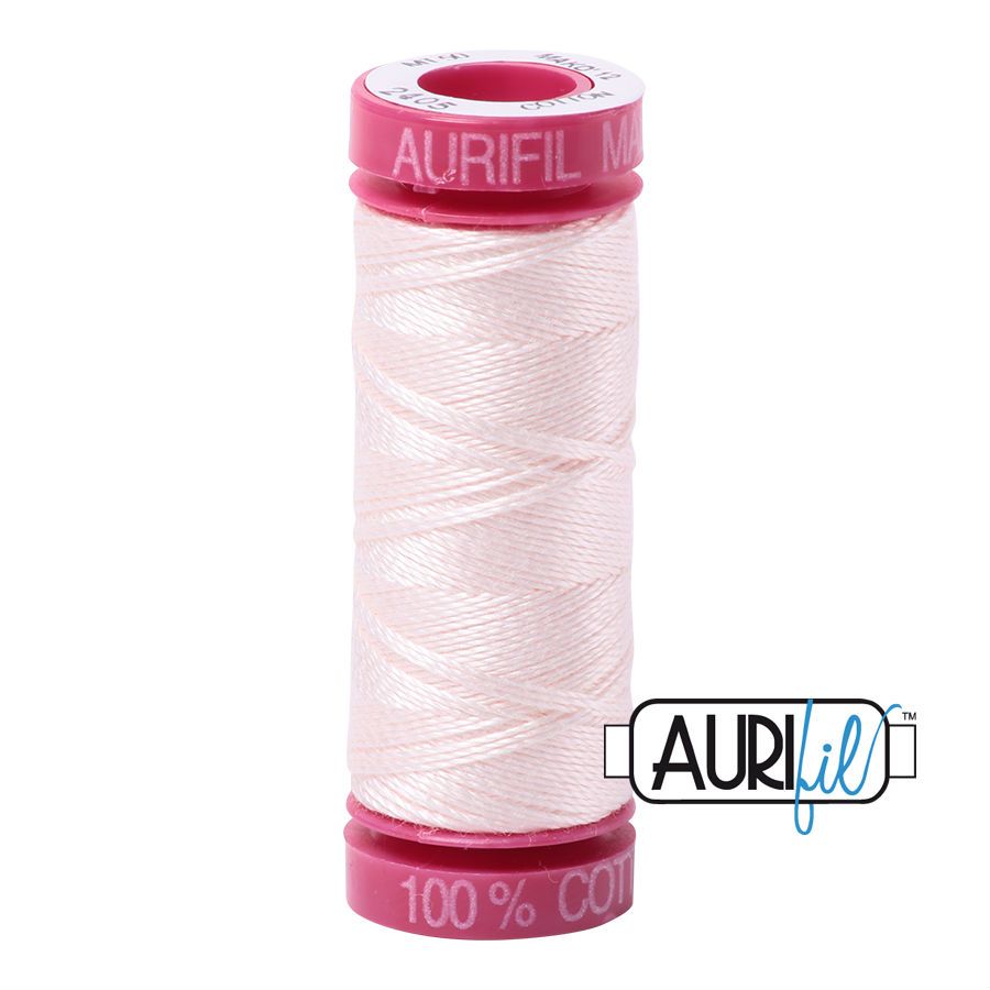 Aurifil Cotton 12wt, 2405 Oyster