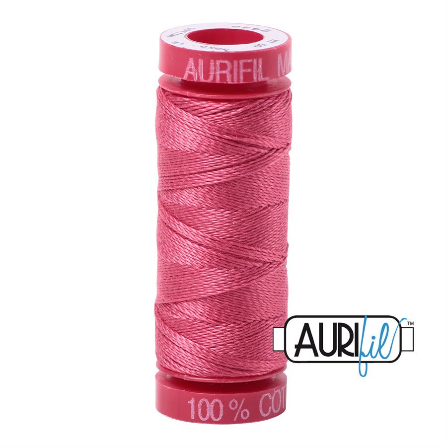 Aurifil Cotton 12wt - 2440 Peony - 50 metres