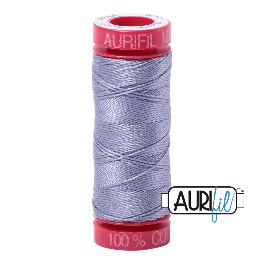 Aurifil Cotton 12wt, 2524 Grey Violet