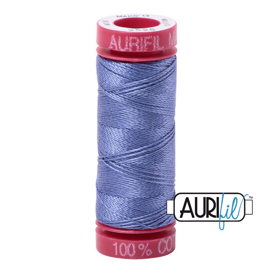 Aurifil Cotton 12wt - 2525 Dusty Blue Violet - 50 metres