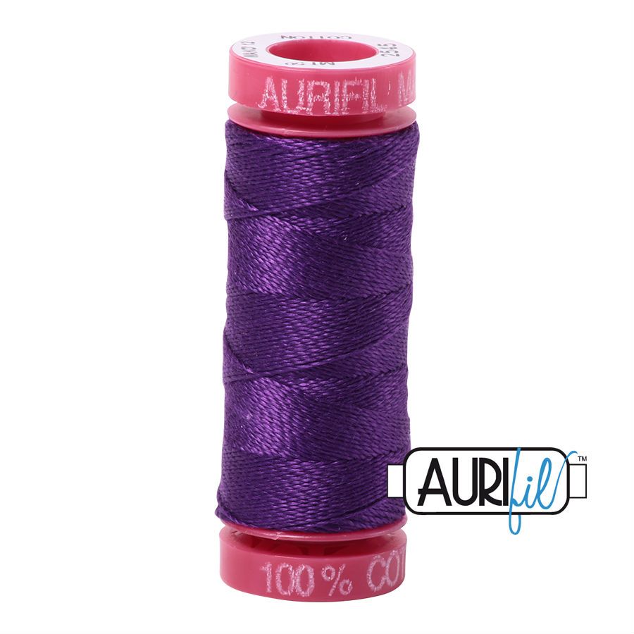 Aurifil Cotton 12wt - 2545 Medium Purple - 50 metres