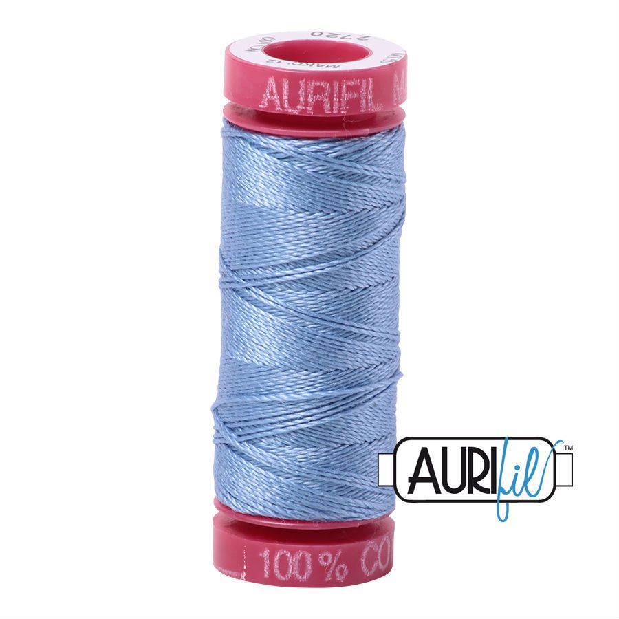 Aurifil Cotton 12wt - 2720 Light Delft Blue - 50 metres