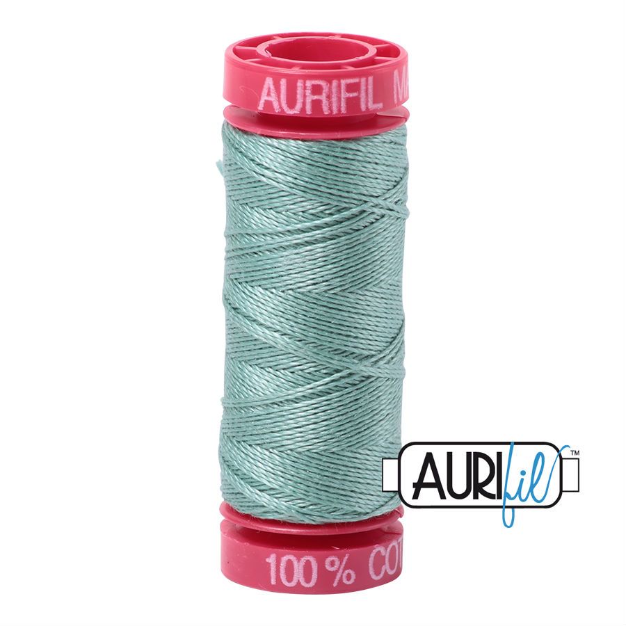 Aurifil Cotton 12wt, 2845 Light Juniper