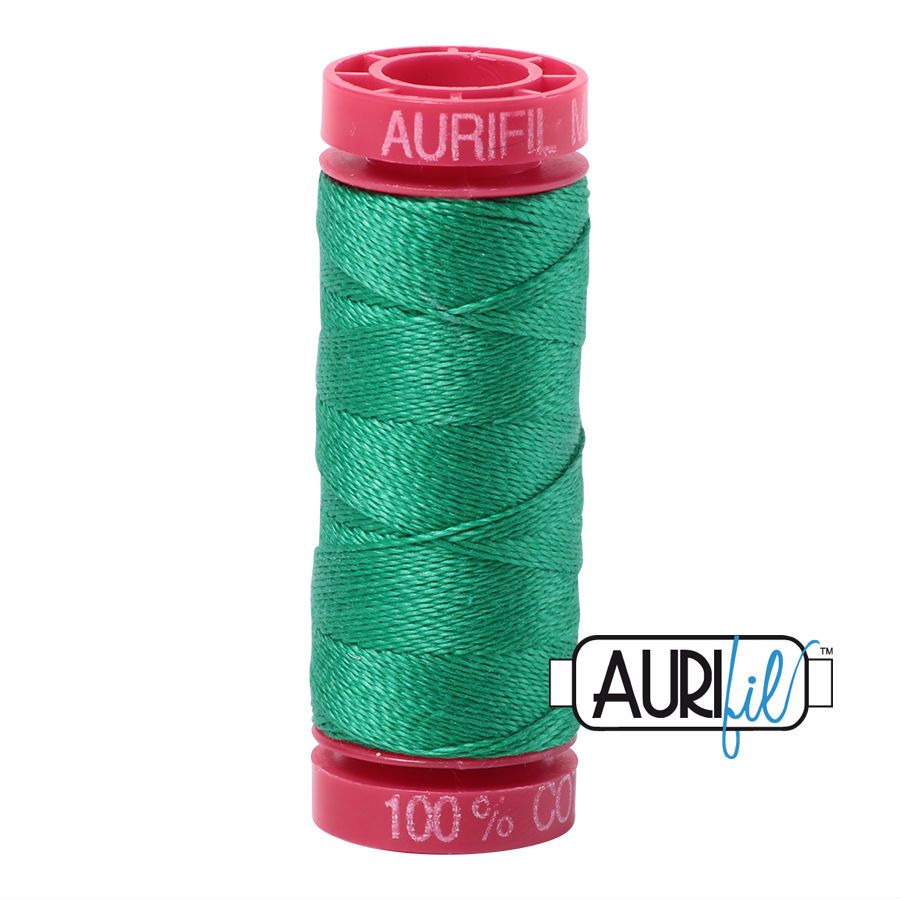 Aurifil Cotton 12wt - 2865 Emerald - 50 metres
