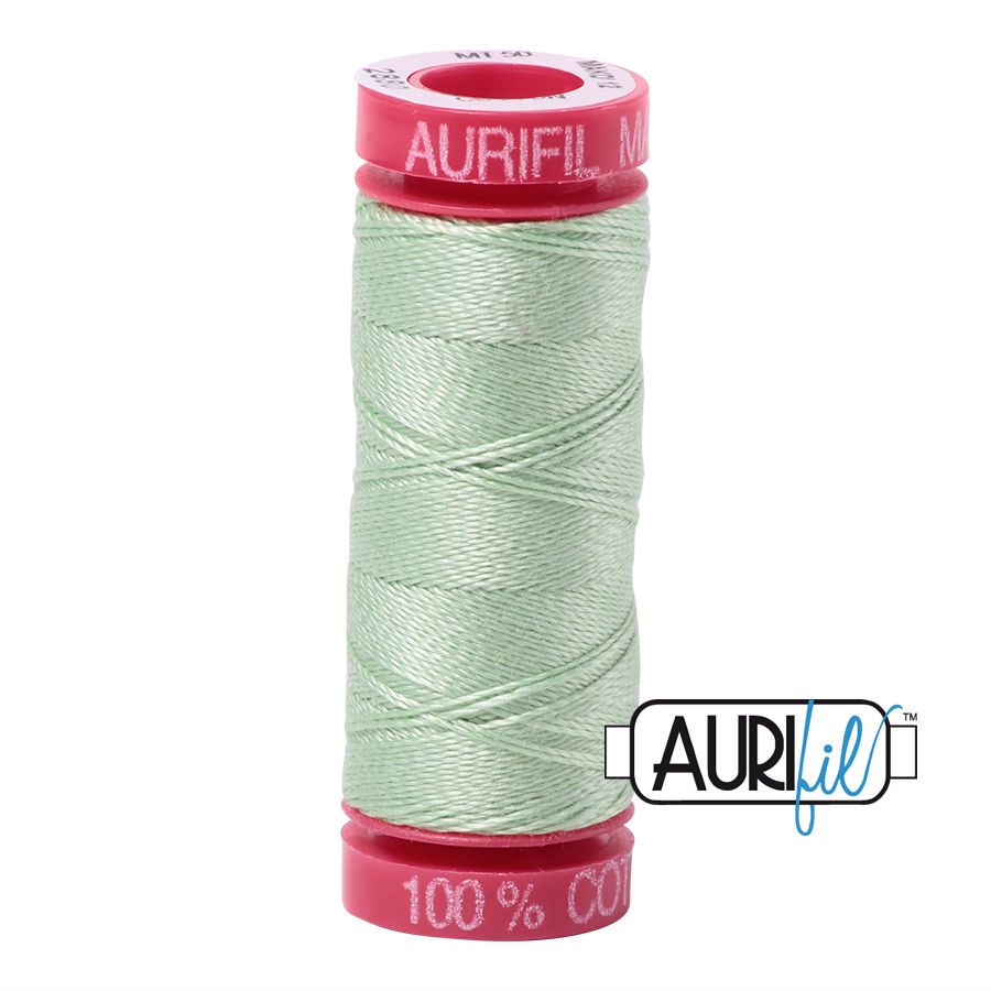 Aurifil Cotton 12wt - 2880 Pale Green - 50 metres