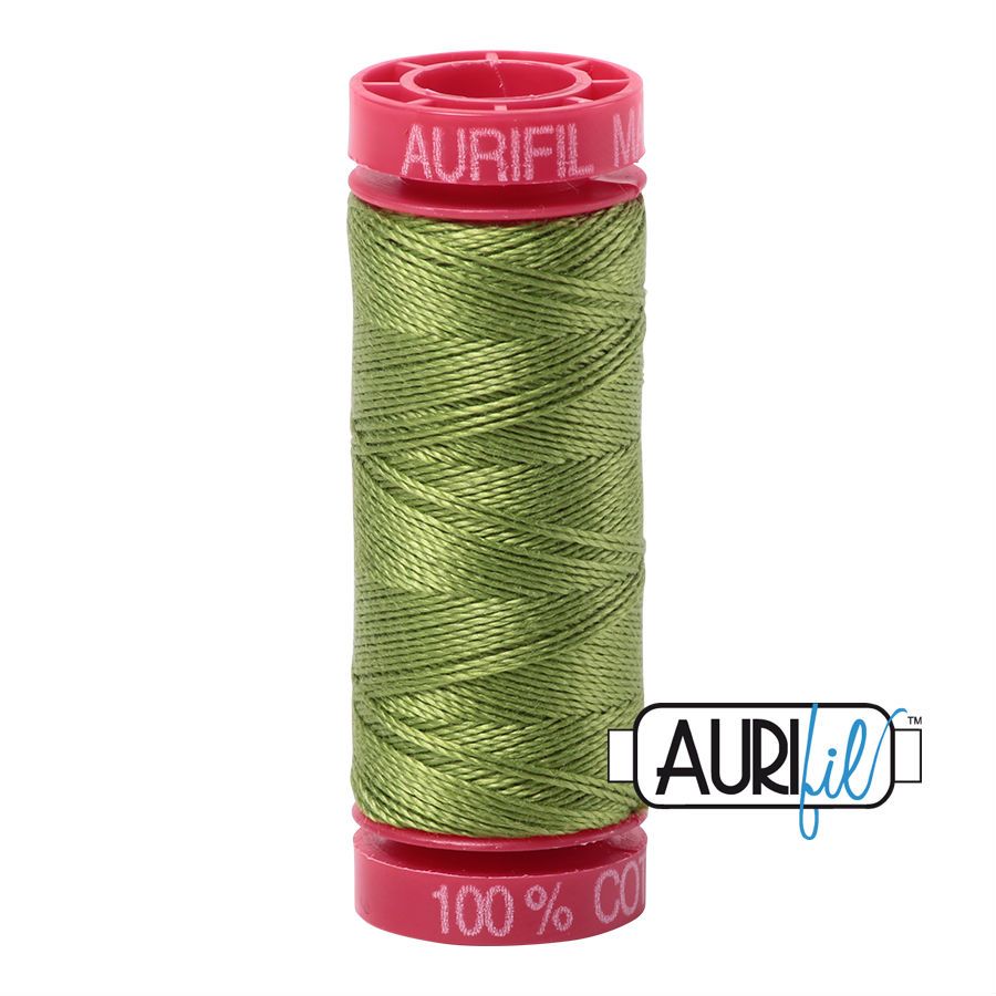 Aurifil Cotton 12wt - 2888 Fern Green - 50 metres