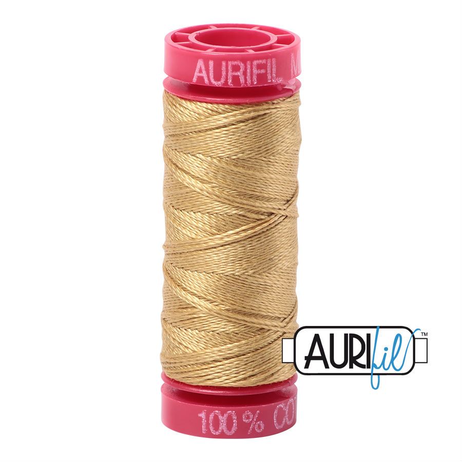 Aurifil Cotton 12wt - 2920 Light Brass - 50 metres