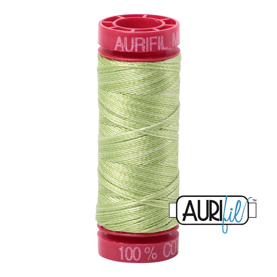 Aurifil Cotton 12wt - 3320 Light Spring Green - 50 metres