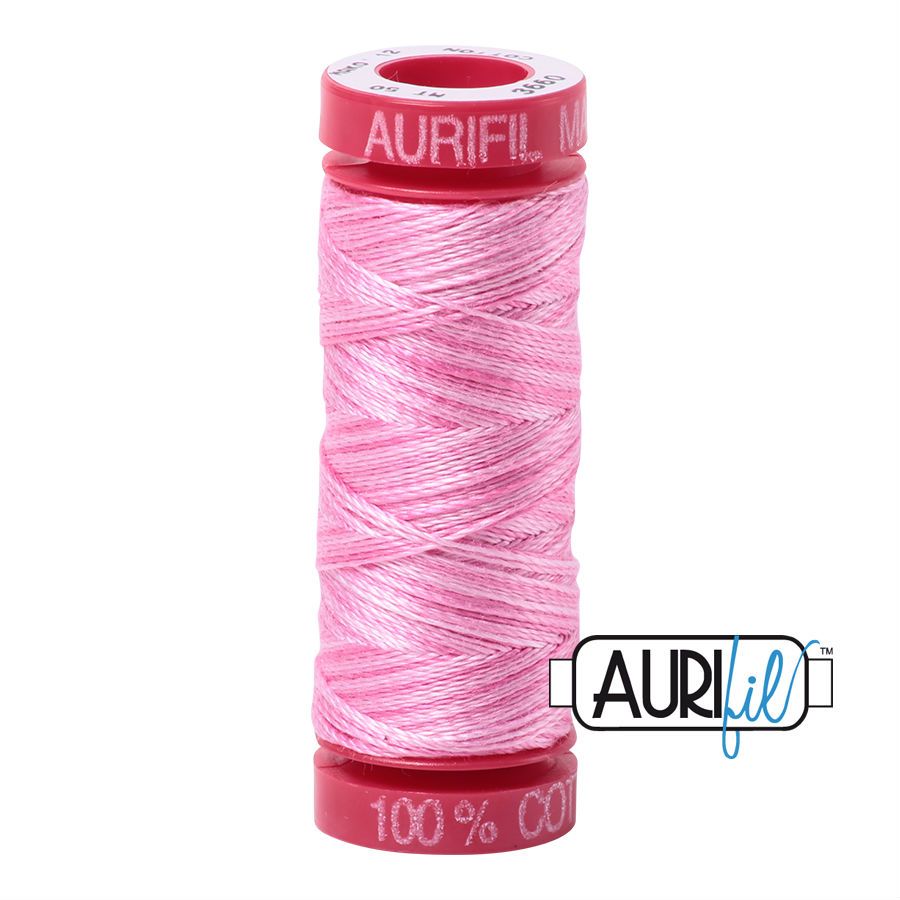 Aurifil Cotton 12wt - 3660 Bubblegum - 50 metres