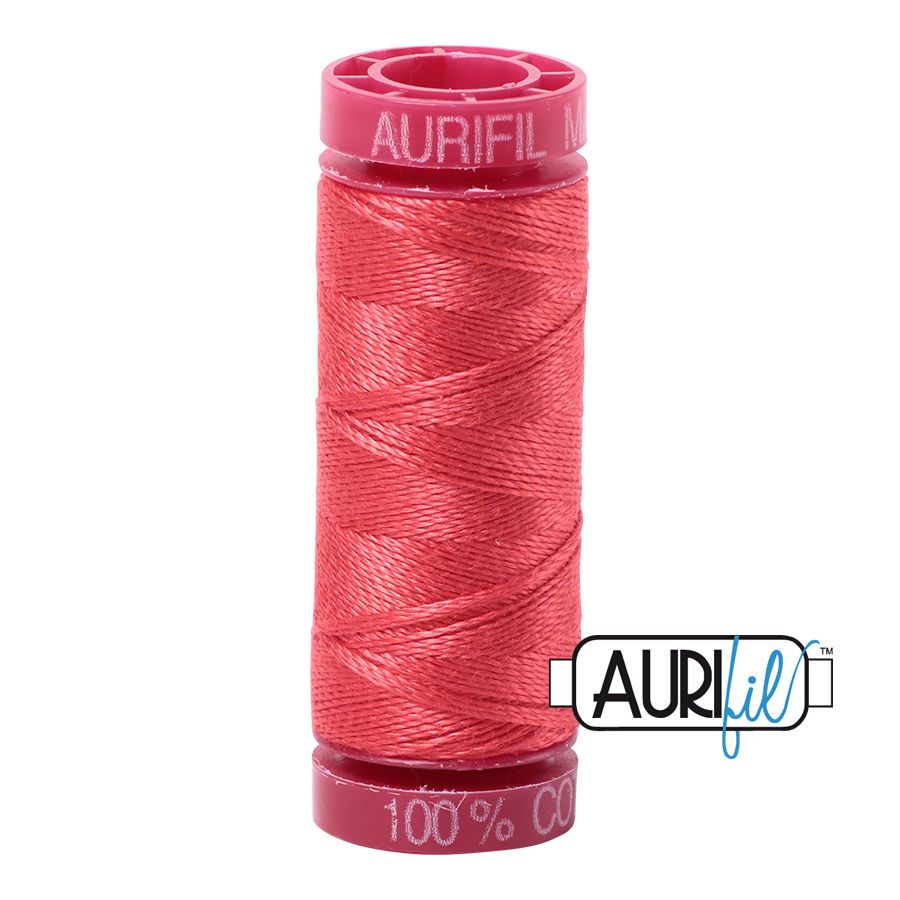 Aurifil Cotton 12wt - 5002 Medium Red - 50 metres