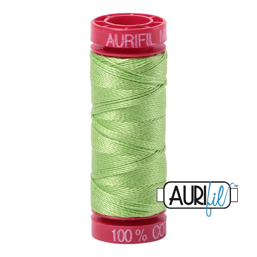 Aurifil Cotton 12wt - 5017 Shining Green - 50 metres