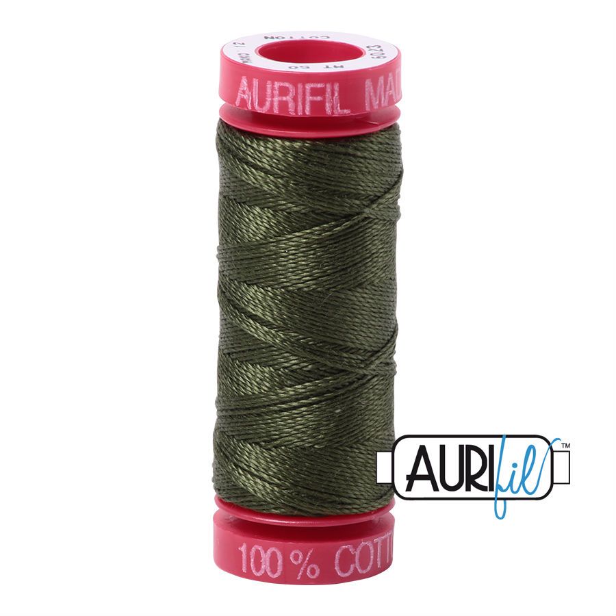 Aurifil Cotton 12wt - 5023 Medium Green - 50 metres