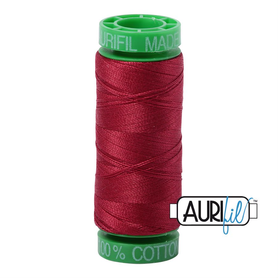 Aurifil Cotton 40wt, 1103 Burgundy