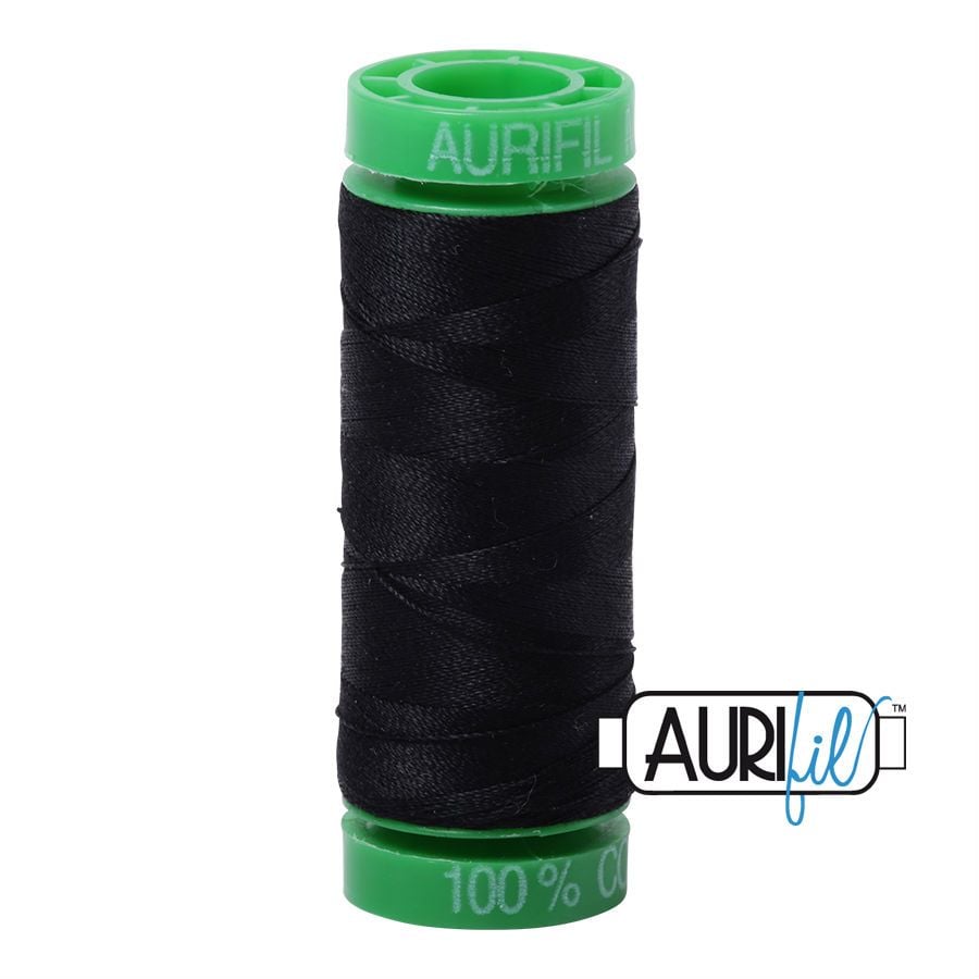 Aurifil Cotton 40wt, 2692 Black