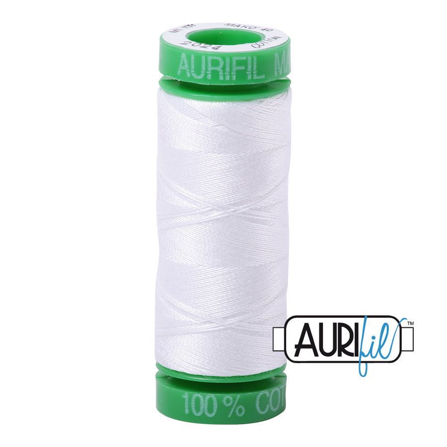 Aurifil Cotton 40wt, 2024 White