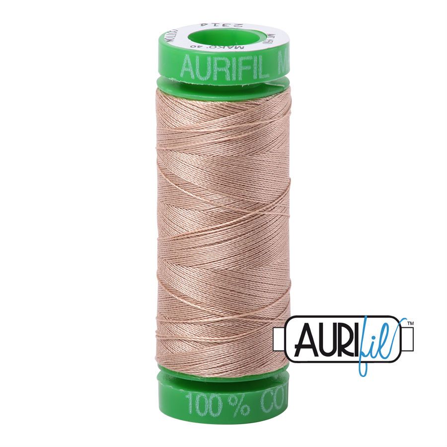 Aurifil Cotton 40wt, 2314 Beige