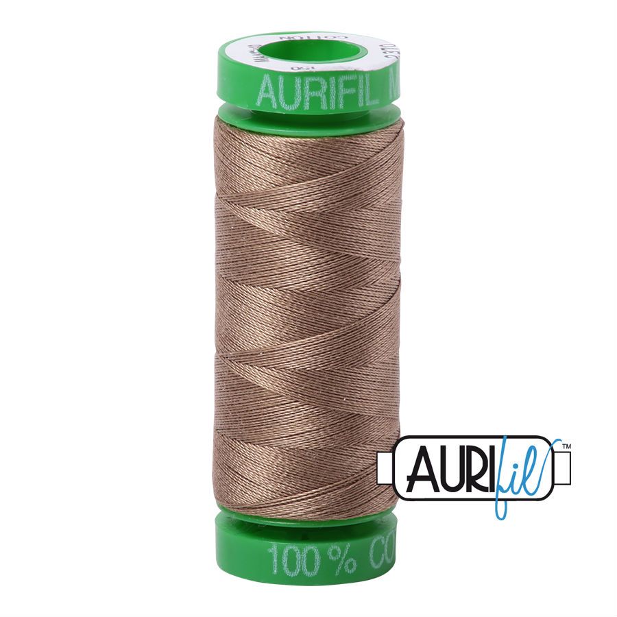Aurifil Cotton 40wt, 2370 Sandstone