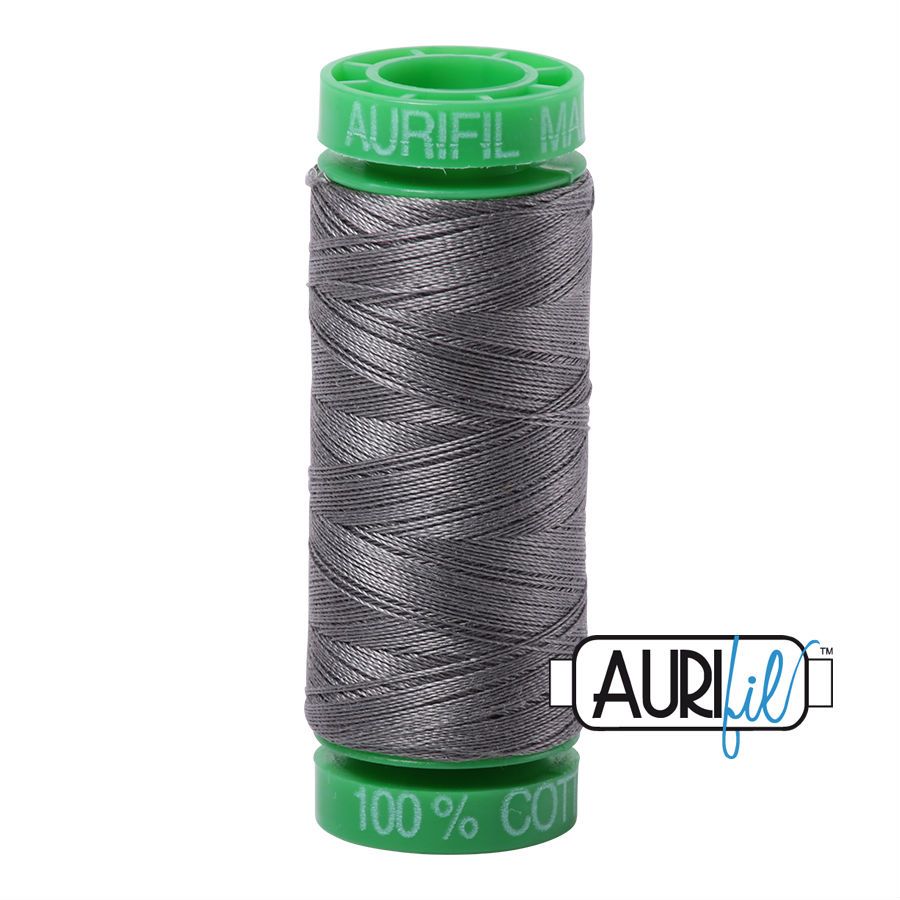 Aurifil Cotton 40wt, 5004 Grey Smoke