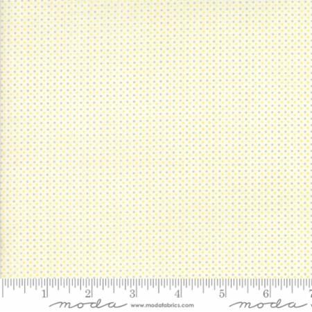 Moda - Essentially Yours - Mini Dot - No. 8655-100 (White, Grey and Yellow)