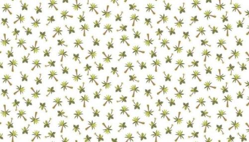 Makower - Rex - No. 1898/Q Palm Trees Cream