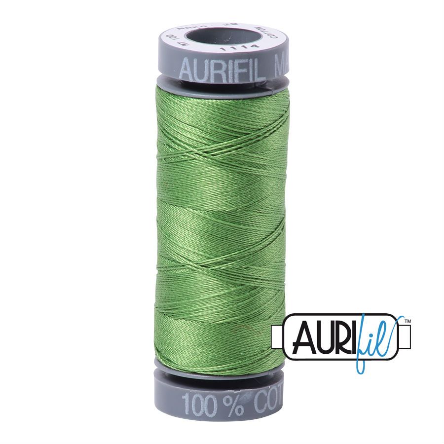 Aurifil Cotton 28wt - 1114 Grass Green - 100 metres