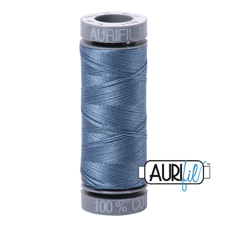 Aurifil Cotton 28wt - 1126 Blue Grey - 100 metres