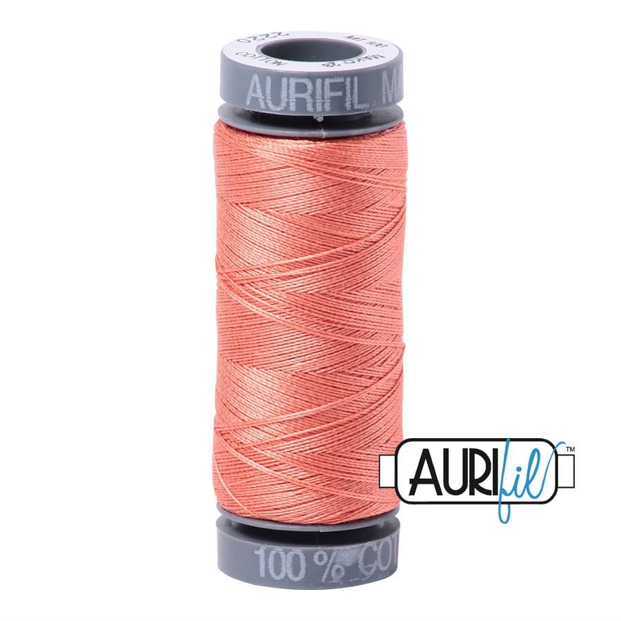 Aurifil Cotton 28wt - 2220 Light Salmon - 100 metres