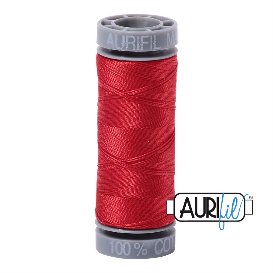 Aurifil Cotton 28wt - 2265 Lobster Red - 100 metres