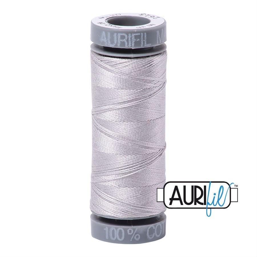 Aurifil Cotton 28wt - 2615 Aluminium - 100 metres
