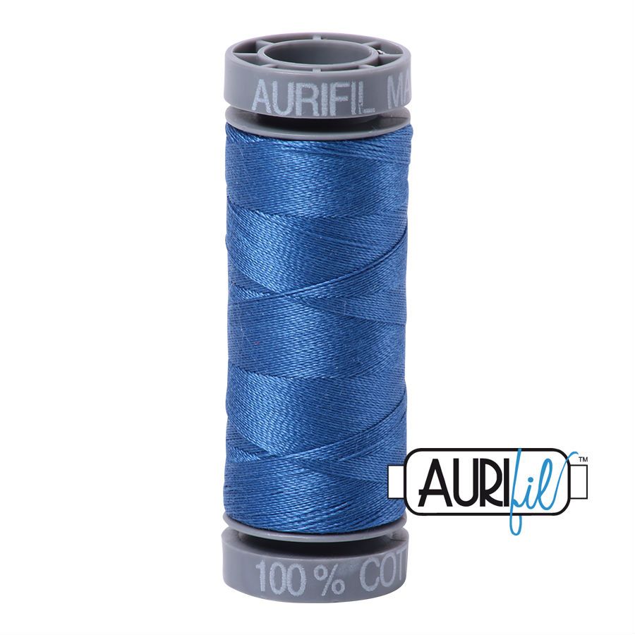 Aurifil Cotton 28wt, 2730 Delft Blue