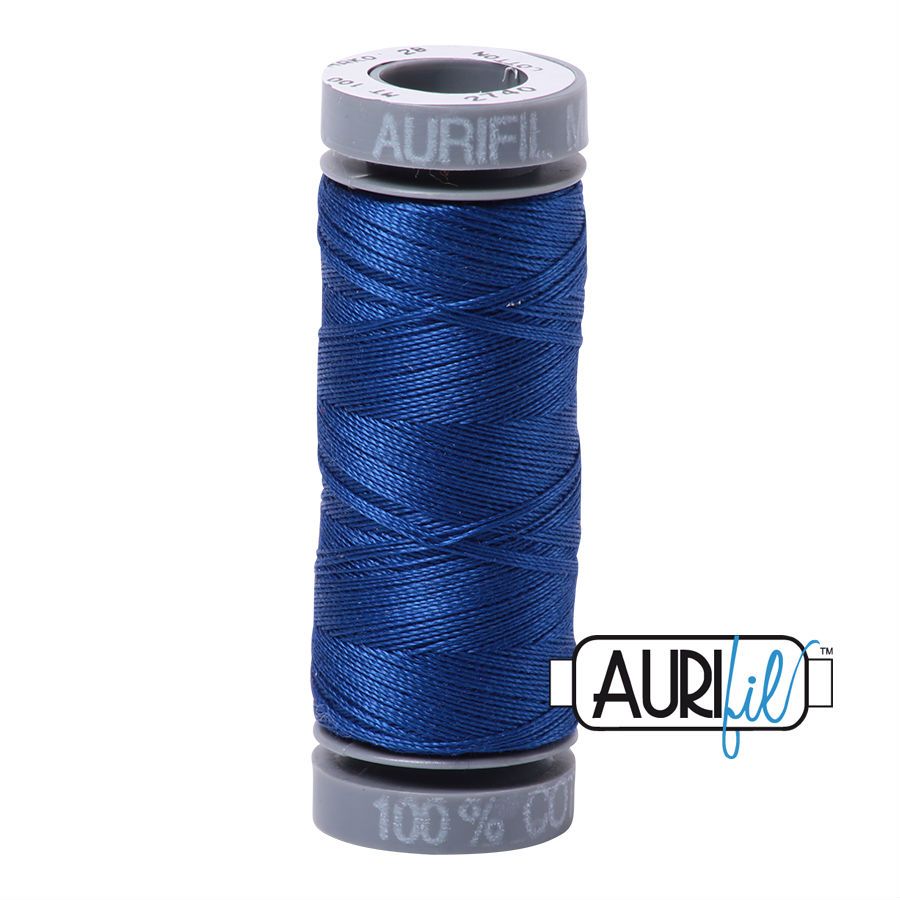 Aurifil Cotton 28wt, 2740 Dark Cobalt