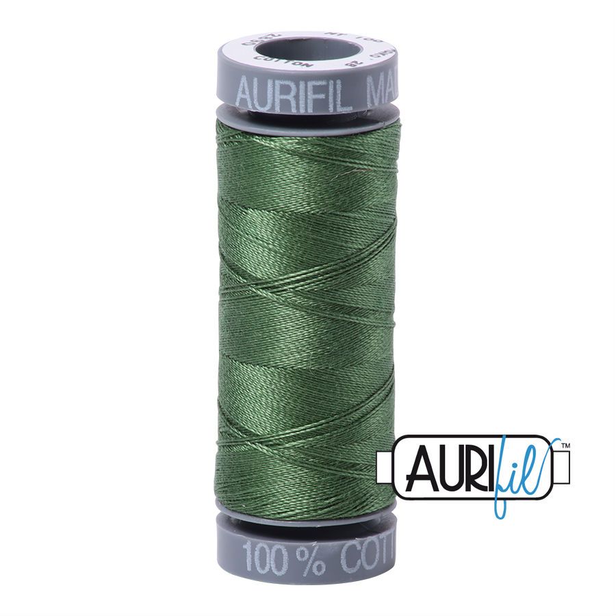 Aurifil Cotton 28wt, 2890 Very Dark Grass Green