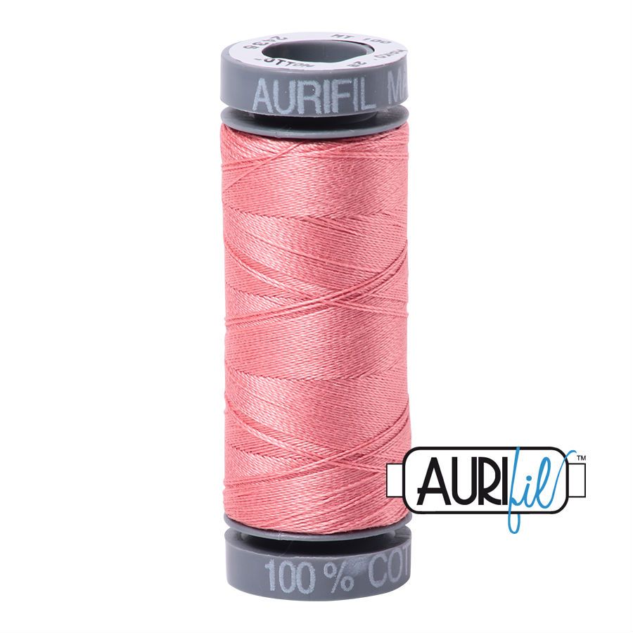 Aurifil Cotton 28wt, 2435 Peachy Pink