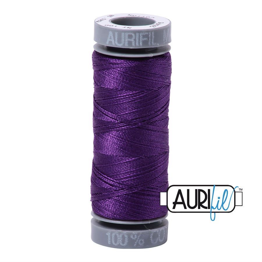 Aurifil Cotton 28wt - 2545 Medium Purple - 100 metres