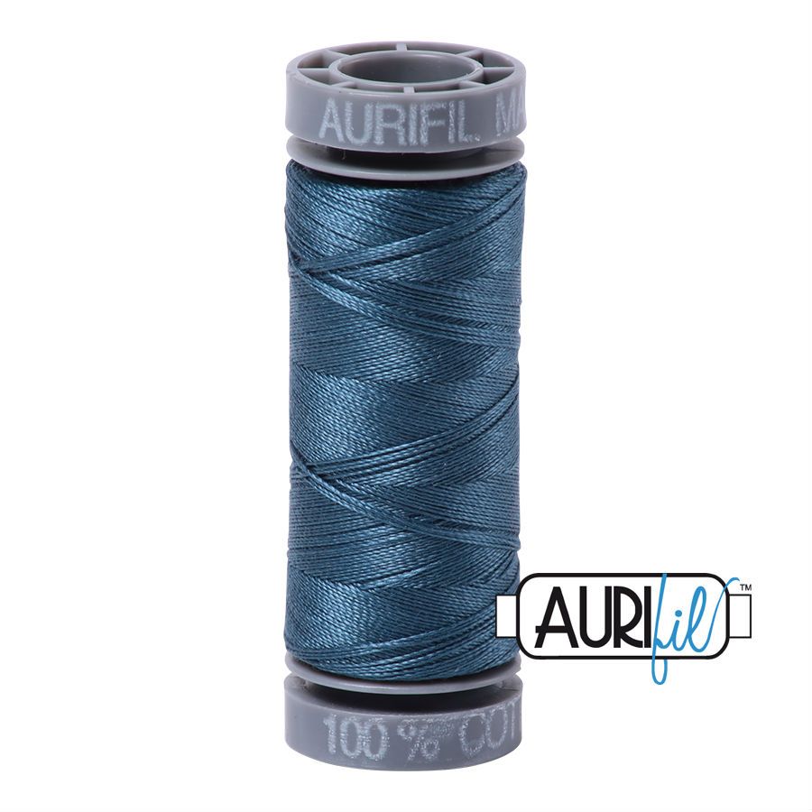 Aurifil Cotton 28wt - 4644 Smoke Blue - 100 metres