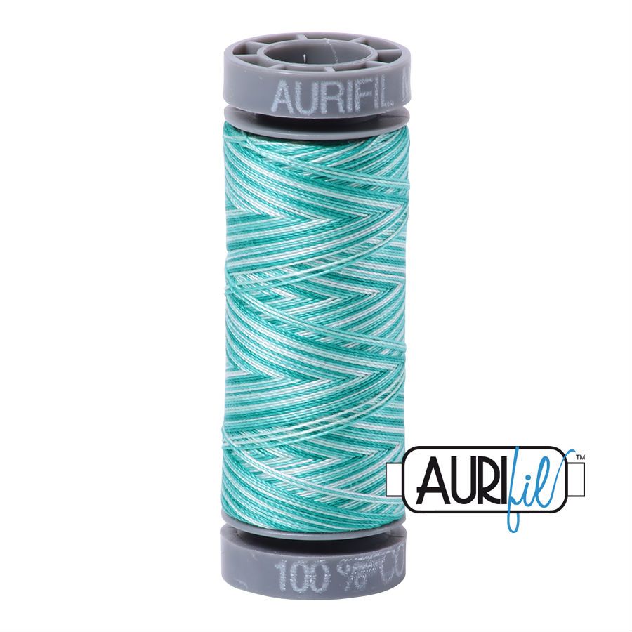Aurifil Cotton 28wt - 4654 Turquoise Foam - 100 metres