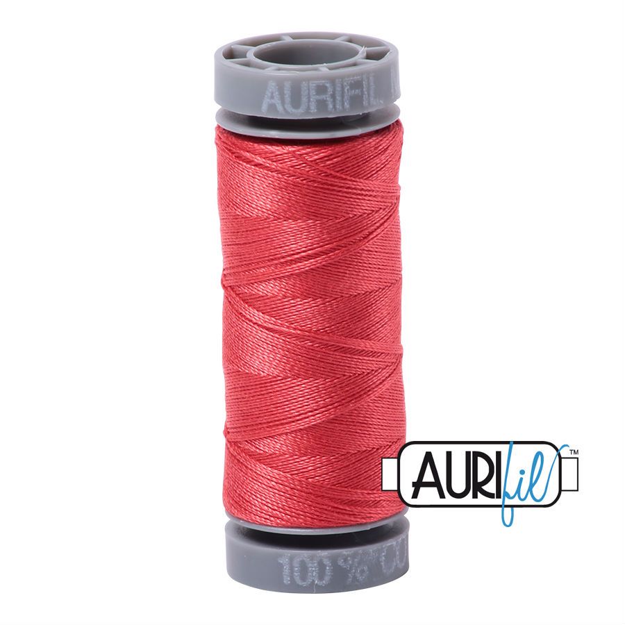 Aurifil Cotton 28wt - 5002 Medium Red - 100 metres