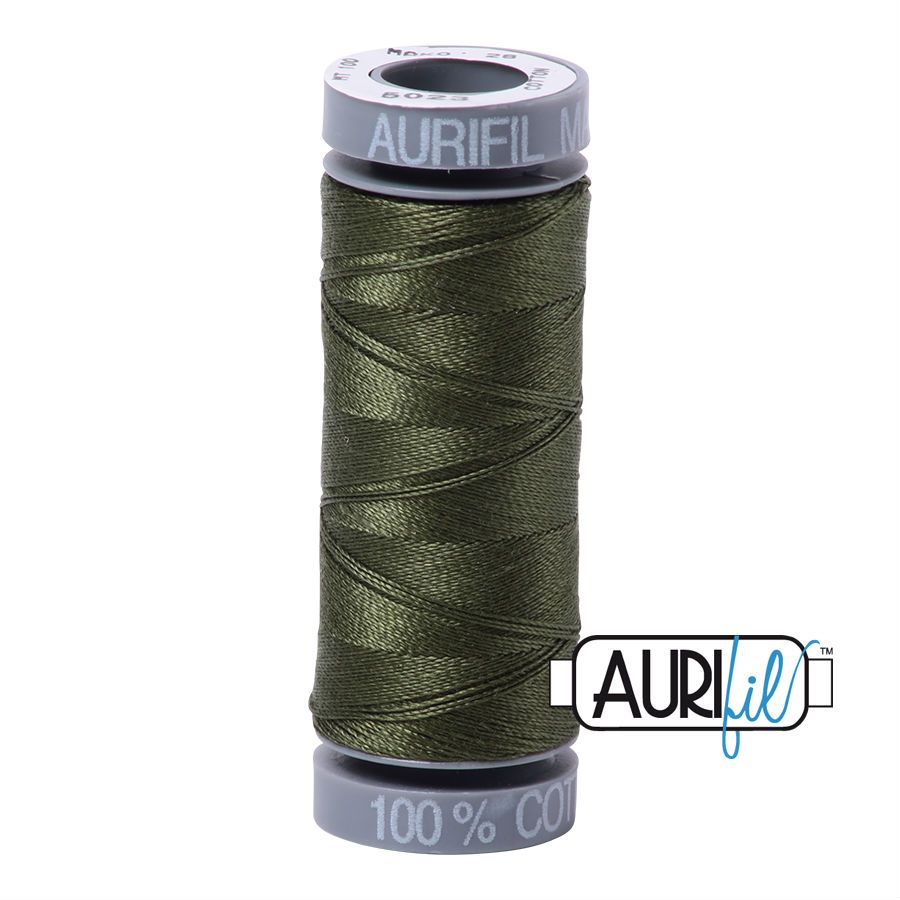 Aurifil Cotton 28wt - 5023 Medium Green - 100 metres