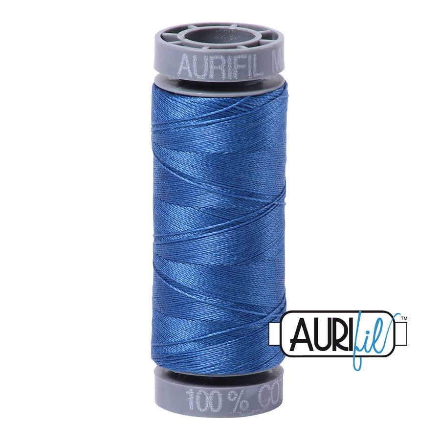 Aurifil Cotton 28wt - 6738 Peacock Blue - 100 metres