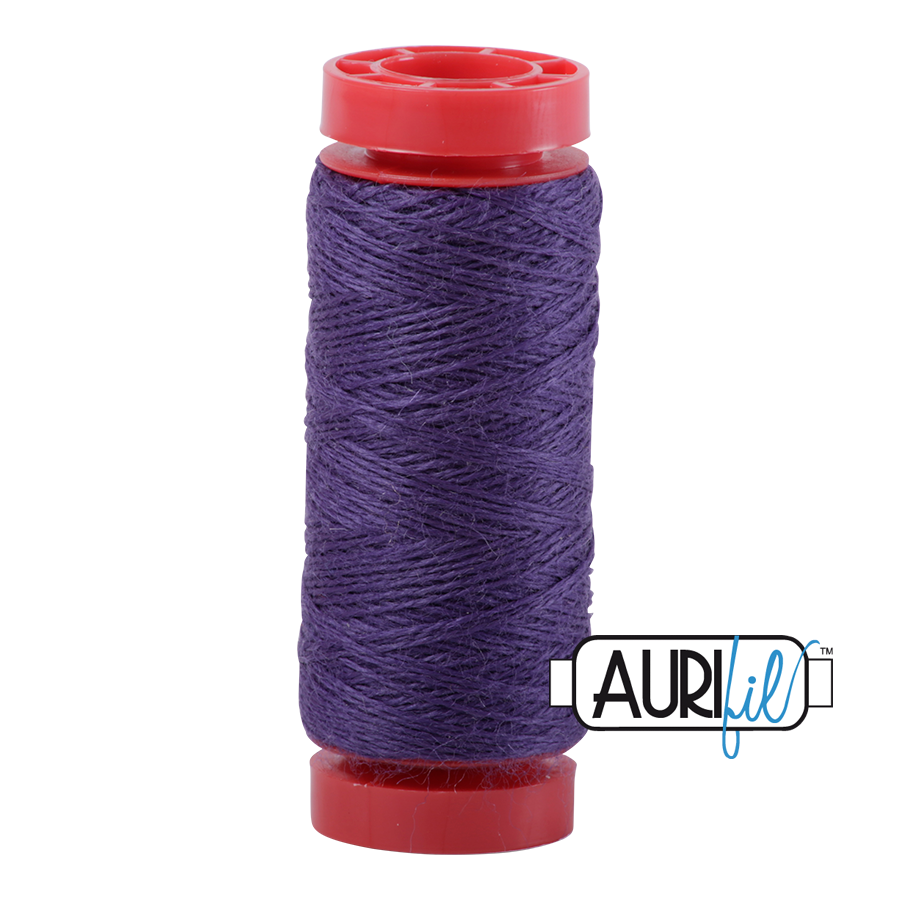 Aurifil Wool 12wt - 8550 Aubergine - 50 metres