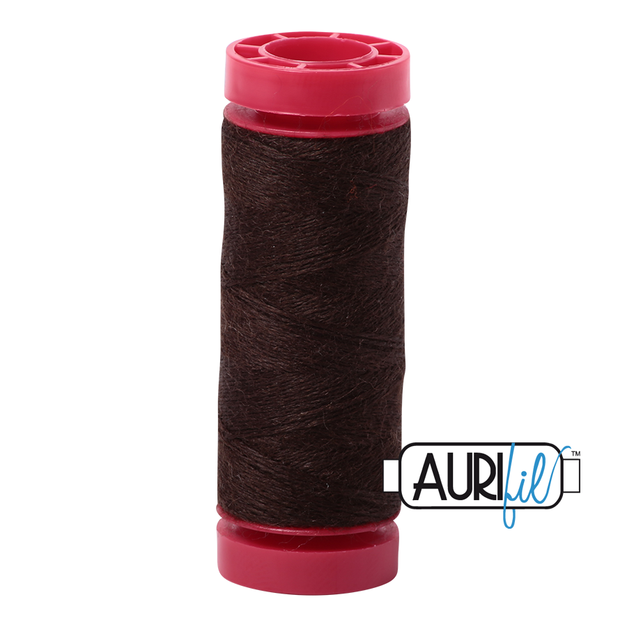 Aurifil Wool 12wt - 8361 Dark Chocolate - 50 metres