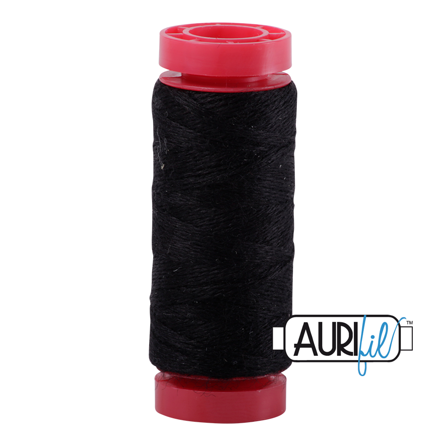 Aurifil Wool 12wt - 8692 Black - 50 metres