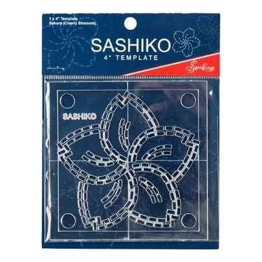 Sashiko Template - Sakura (Cherry Blossom)