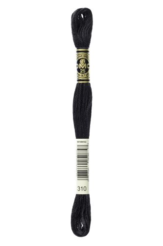 DMC - Stranded Cotton - Col. 310 Black
